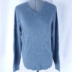 Express Men's Sweater Gray Medium